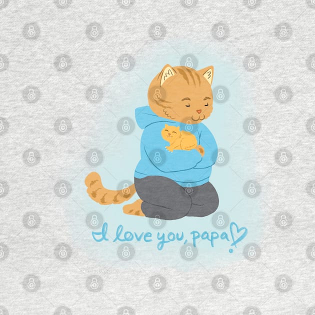 I Love you papa by SarahWrightArt